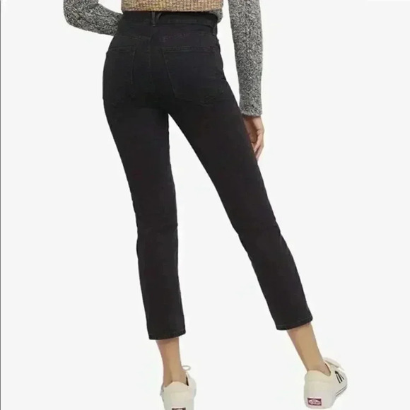 New‼️Free People Stovepipe Jeans in Black Out - Picture 2 of 9